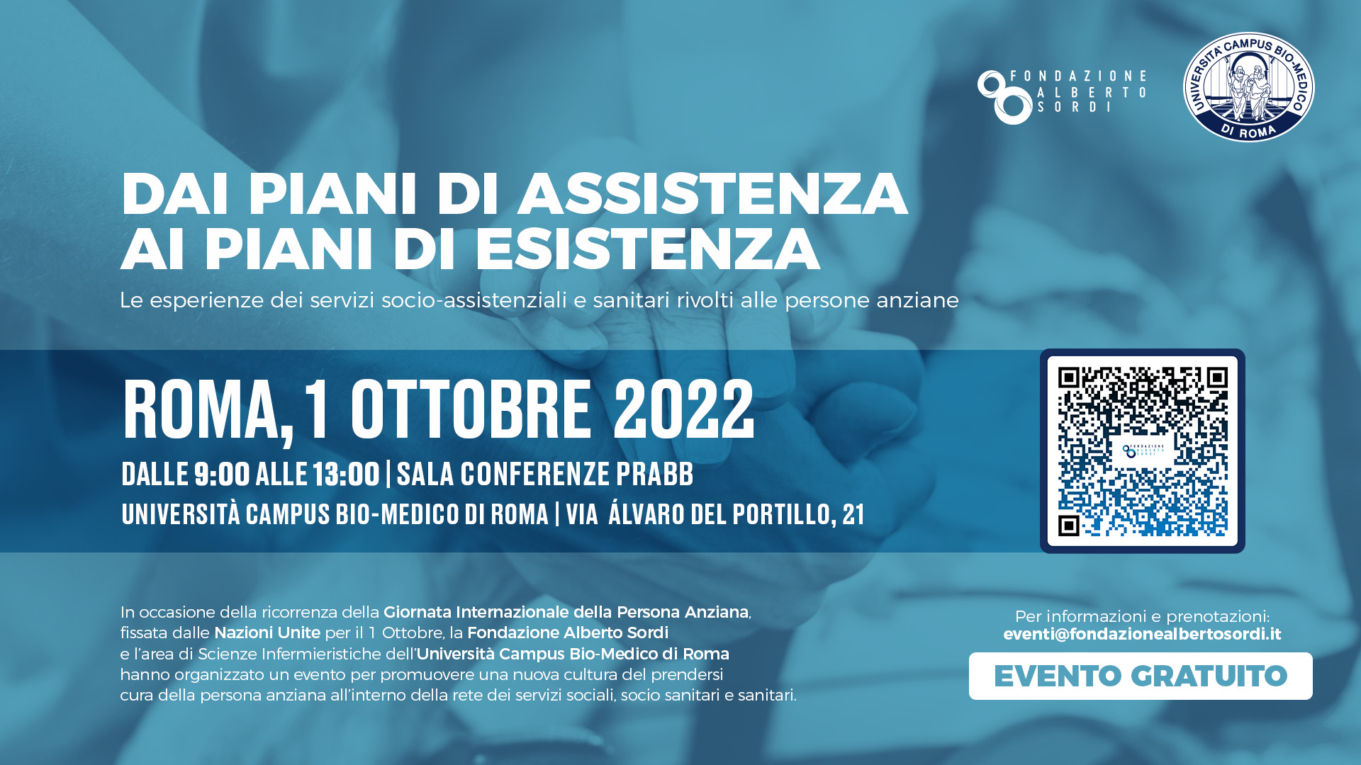 20221001 Invito Dai piani di assistenza ai piani di esistenza