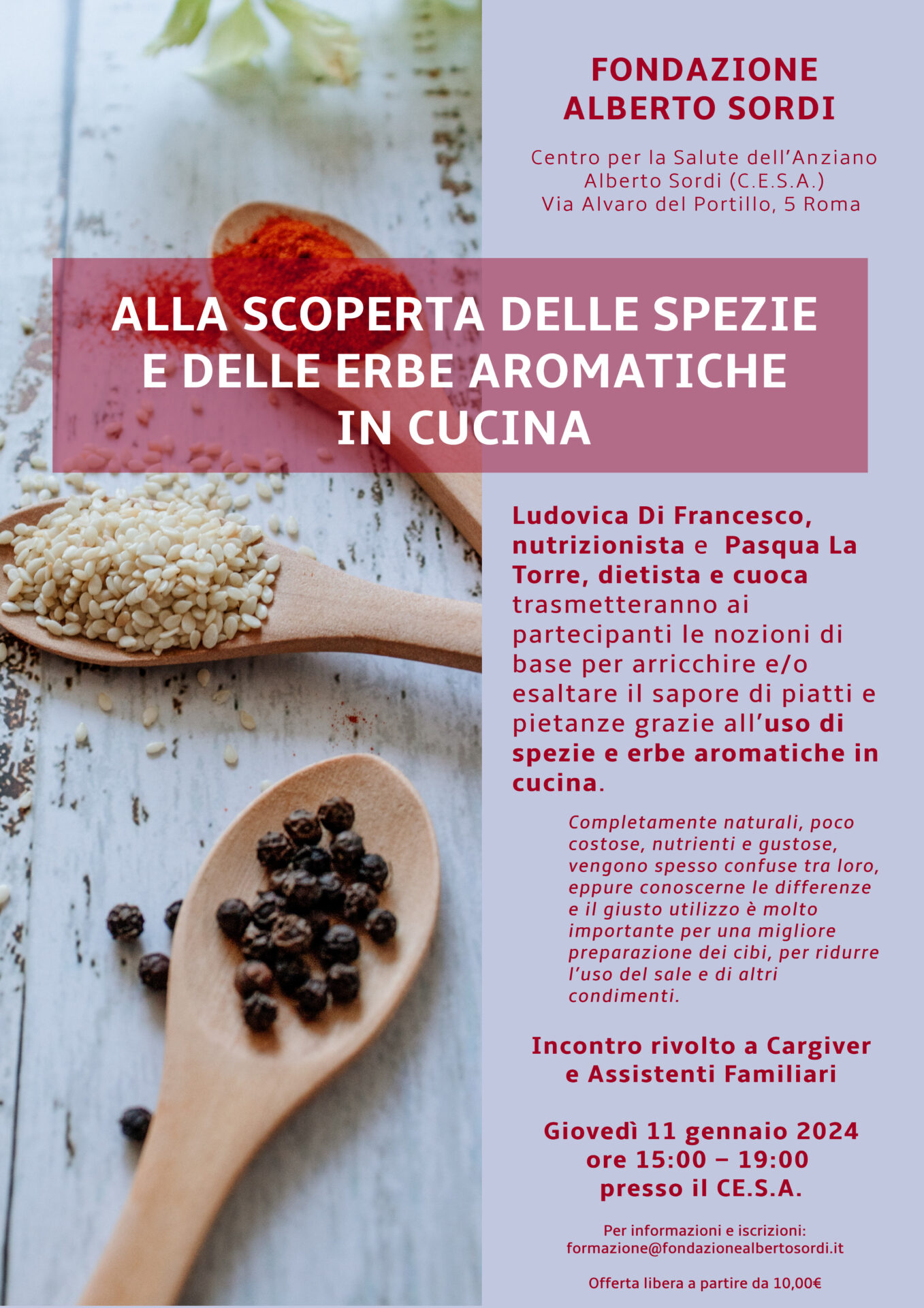 Alla scoperta delle spezie e delle erbe aromatiche in cucina